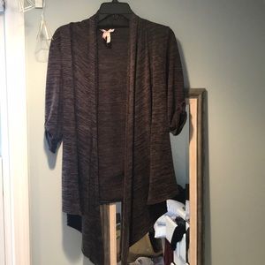 Brown cardigan